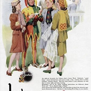 Advert for Jester wool 1947