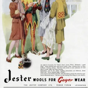 Advert for Jester wool 1947