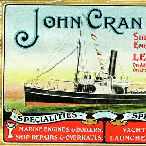 Advert, John Cran & Co, Shipbuilders, Leith, Scotland