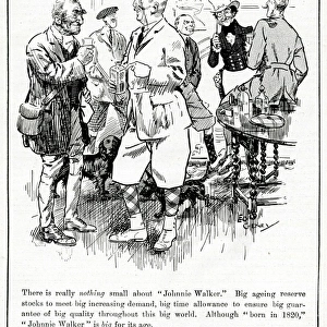 Advertisement for Johnnie Walker Black Label whisky