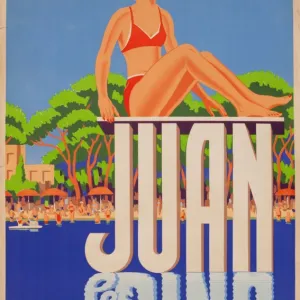 Advertisement for Juan les Pins, Antibes, France