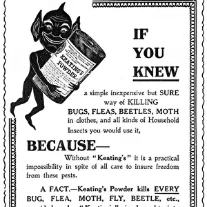 Advertisement for Keatings Powder