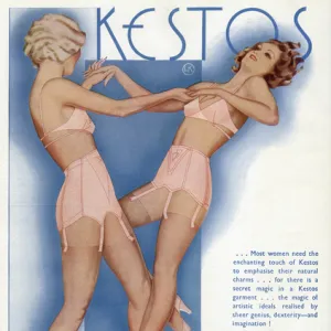 Advert for Kestos underwear 1934