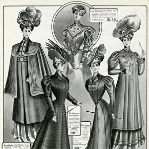 Advert for La Samaritaine womens clothing 1905