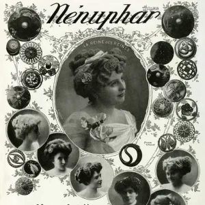 Advert Le Nenuphar, hair accessories 1909