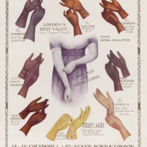 Advertisement for the London Glove Company