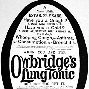 Advertisement for lung tonic