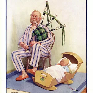 Advert for Luvisca pyjamas by Lawson Wood 1931