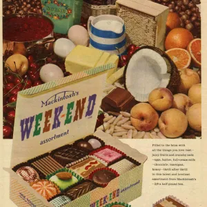 Advert, Mackintoshs Week-End Chocolate Assortment