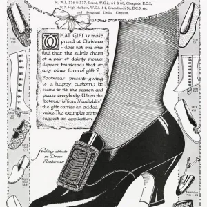 Advert for Manfield shoes 1920