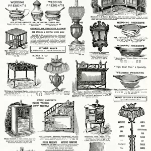 Advert for Maple & Co furniture 1895