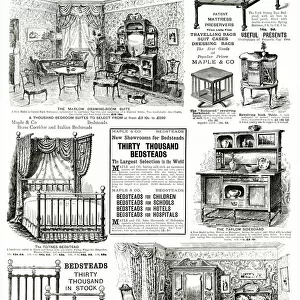 Advert for Maple & Co furniture 1896