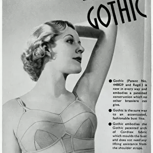 Advert for Marshall & Snelgrove brassiere 1937