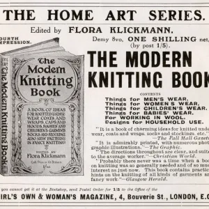 Advert for The Modern Knitting Book