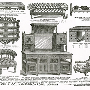 Advert for Oetzmann & Co. Victorian furniture 1883