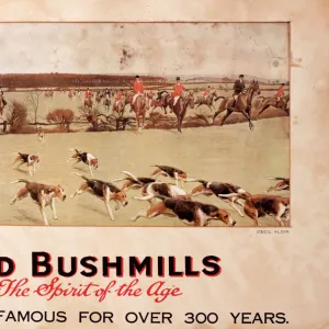 Advertisement for Old Bushmills Whiskey - Fox Hunt