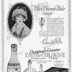 Advert for the Original and Genuine Eau de Cologne, 1926