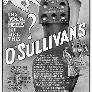 Advert for OSullivans rubber heels 1910