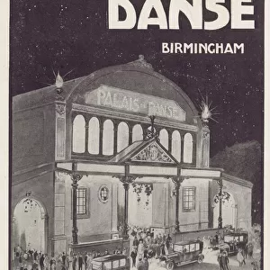 Advert for the Palais de Danse, Birmingham, 1921