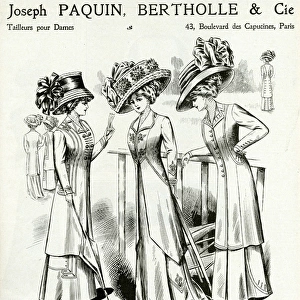 Advert for Paquin womens clothing 1909