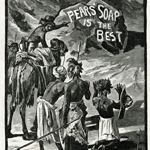 Advert for Pears soap in the Sudan 1887