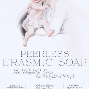 Advert for Peerless Erasmic Soap, 1925