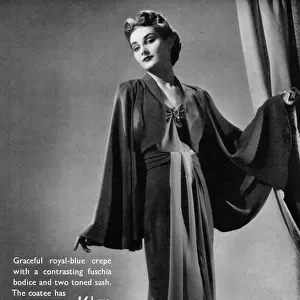 Advert for Peter Robinson, London featuring modern gowns Date: 1938