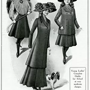 Advert for Peter Robinsons clothing for teenage girls 1909