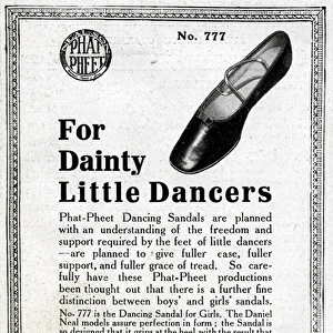 Advertisement for Phat Pheet dancing sandals