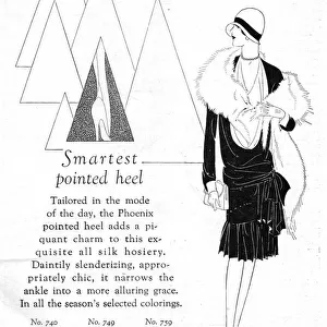 Advert for Phoenix Hosiery, New York Date: 1928