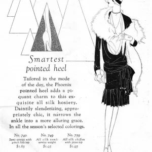 Advert for Phoenix Hosiery, New York Date: 1928