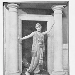 Advert for Phosferine tonic featuring the actress