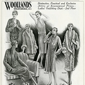 Advert for practical womens clothing 1929