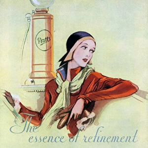 Advert for Pratts petrol 1930
