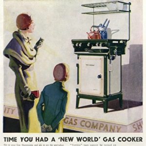 Advert for the Radiation New World Gas Cooker