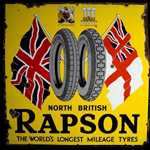 Advertisement for Rapson Tyres