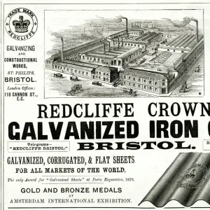 Advert for Redcliffe Crown Galvanized Iron 1888