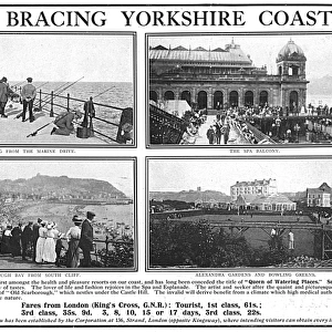 Advertisement for the resort of Scarborough, 1914