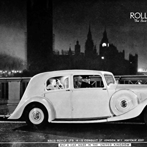 Advertisement for Rolls Royce Phantom II