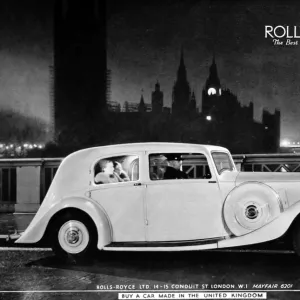 Advertisement for Rolls Royce Phantom II