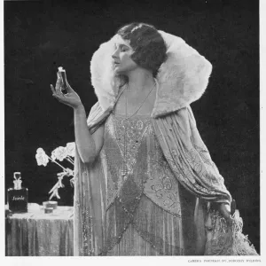 Advert for Soiree perfume as used by Lilan Davies