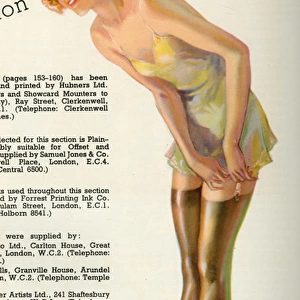 Advertisement, Stockings by Carlton