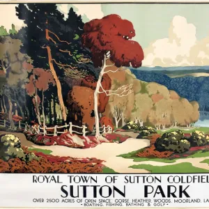 Advertisement for Sutton Park, Sutton Coldfield