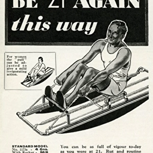 Advert for Terrys exerciser for men 1933
