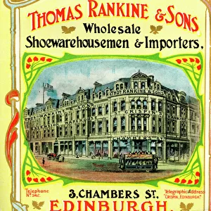 Advert, Thomas Rankine & Sons, Shoes, Edinburgh