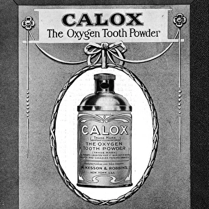 Advertisement for tooth powder