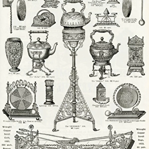 Advert for Townshend - Thompson, household brassware 1888