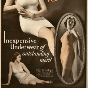 Advert for Vendonis womens underwear 1937