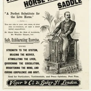 Advert / Vigor Saddle 1896