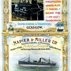 Advert, William Beardmore & Co Limited, Glasgow